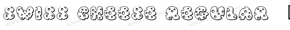 Swiss Cheese Regular字体转换